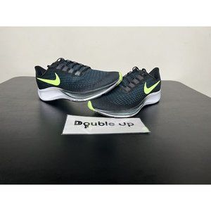 Nike Air Zoom Pegasus 37 BQ9646 001 Men 11.5 Running Black Lime Green White
